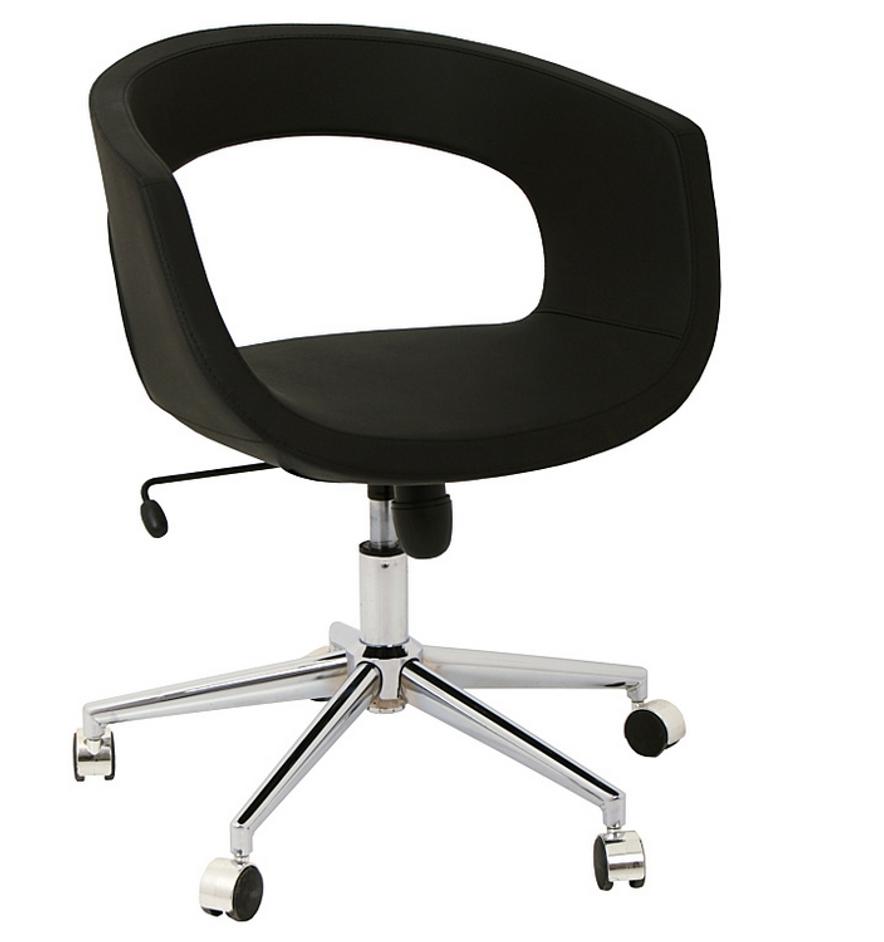 dover ofiice chair in leather by Nuans Design