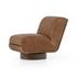 Bronwyn Swivel Chair In Palermo Cognac by FOUR HANDS
