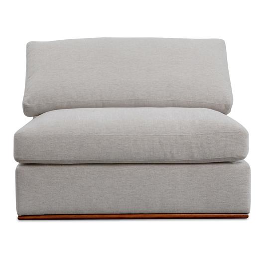 Rue Slipper Chair Flecked Grey by Moes Home