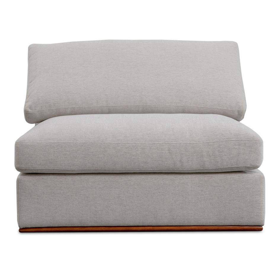 Rue Slipper Chair Flecked Grey by Moes Home