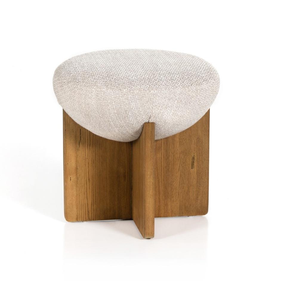 Dax Small Ottoman - Gibson Wheat by Four Hands