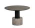 Monaco Coffee Table - Black - Light Grey Marble / Raw Umber by Sunpan