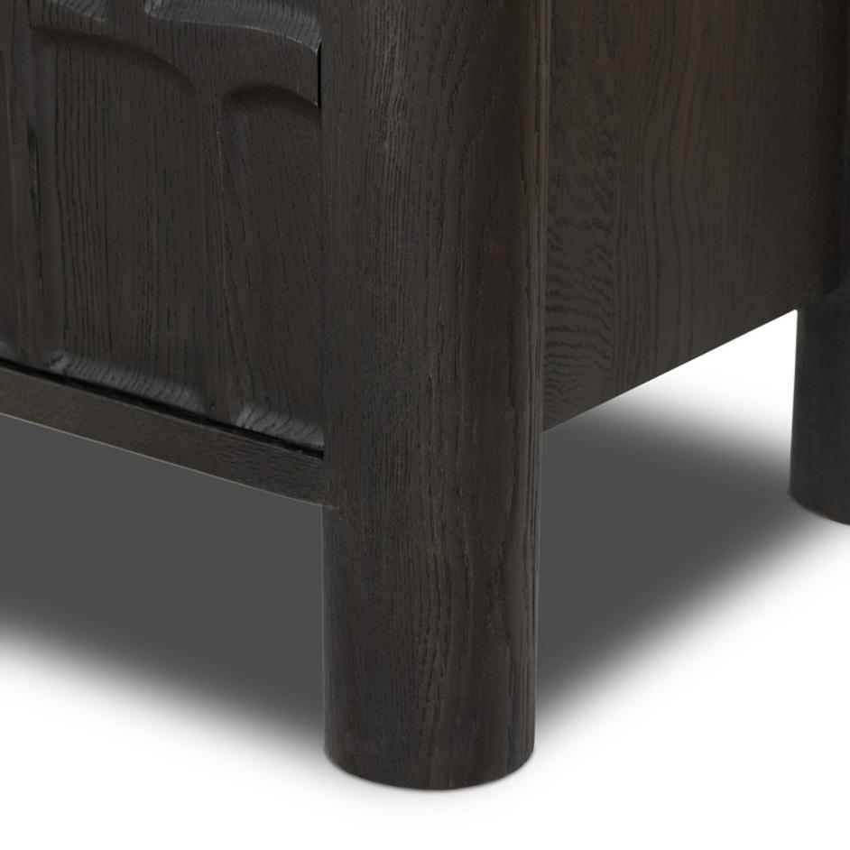 Ezri Media Console - Black Oak by Four Hands