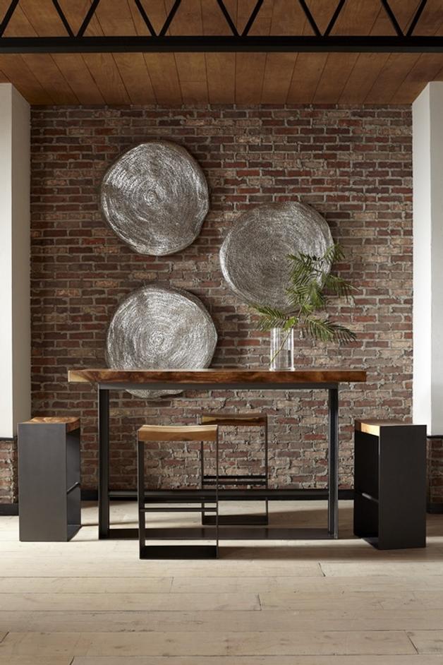 Triple Weld Wall Art, Resin, Silver Leaf by PHILLIPS COLLECTION