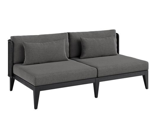 IBIZA 2 SEATER SOFA - CHARCOAL - GRACEBAY GREY by Sunpan
