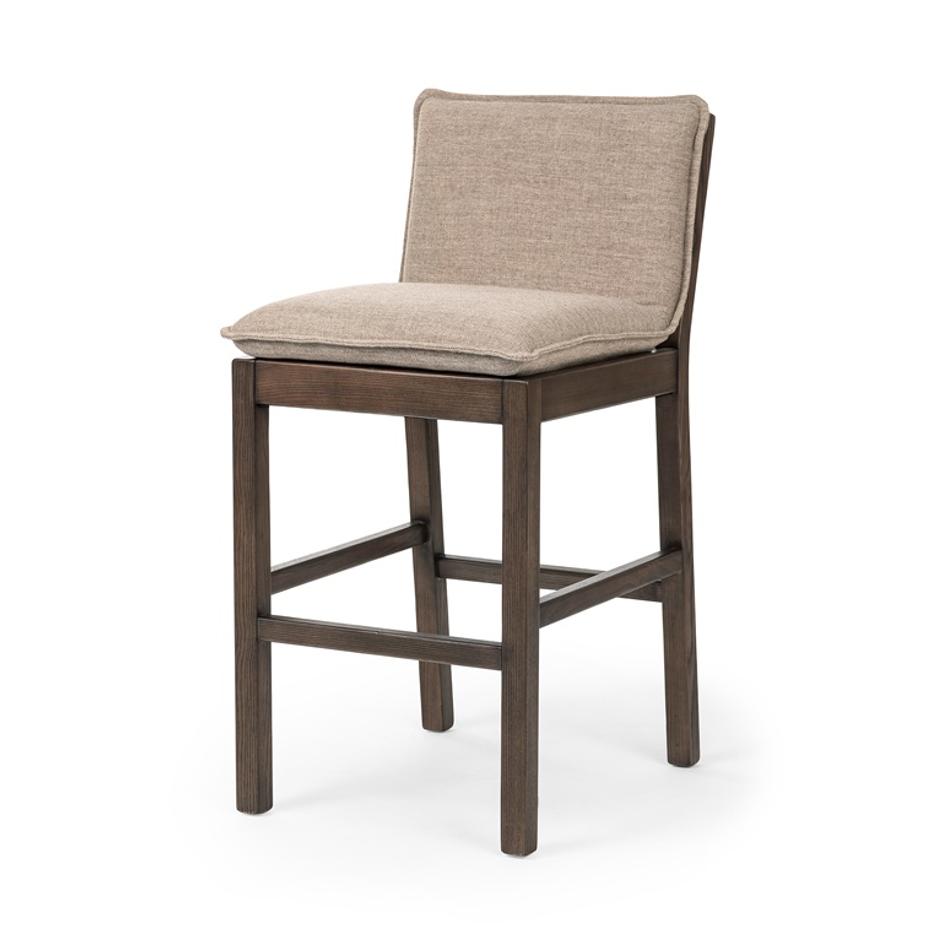 Wilmington Bar Stool in Alcala Fawn by FOUR HANDS