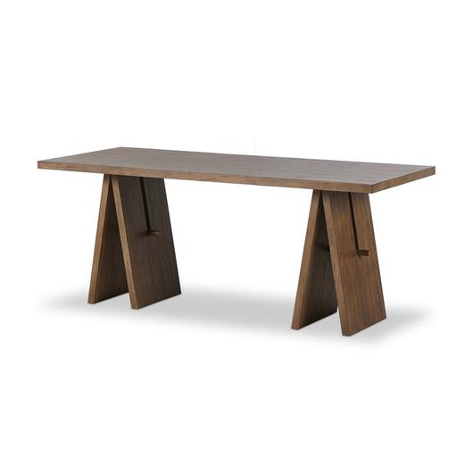 Wylie Desk - Rustic Grey Veneer by Four Hands