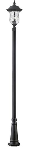 Armstrong Outdoor Post Light in Black Finish by Z-Lite