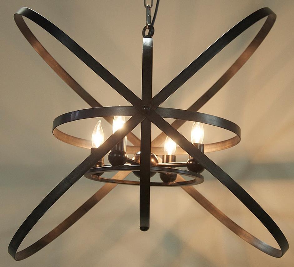 Sassari Pendant, Black Steel by Noir Furniture