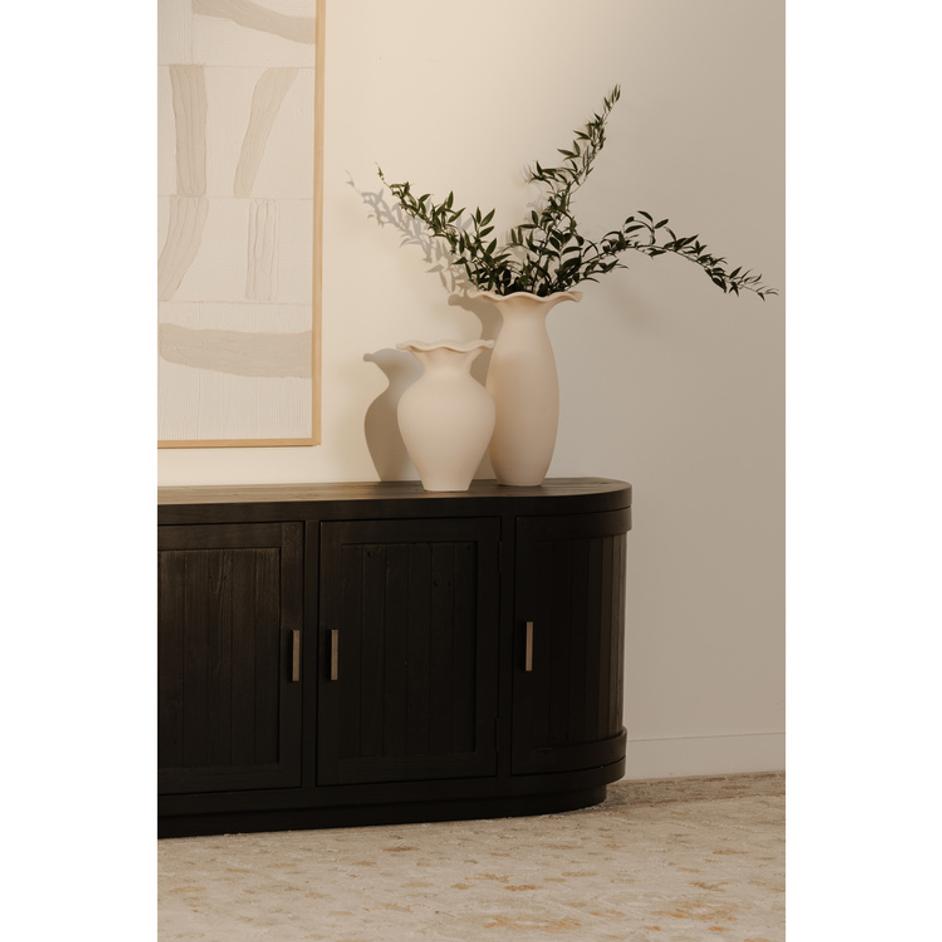 Nicola Media Cabinet Black by Moes Home