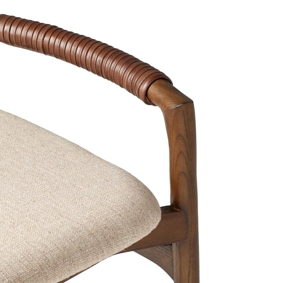 Baden Counter Stool In Alcala Wheat by Four Hands