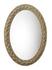 Lark Braided Seagrass Oval Mirror by Jamie Young