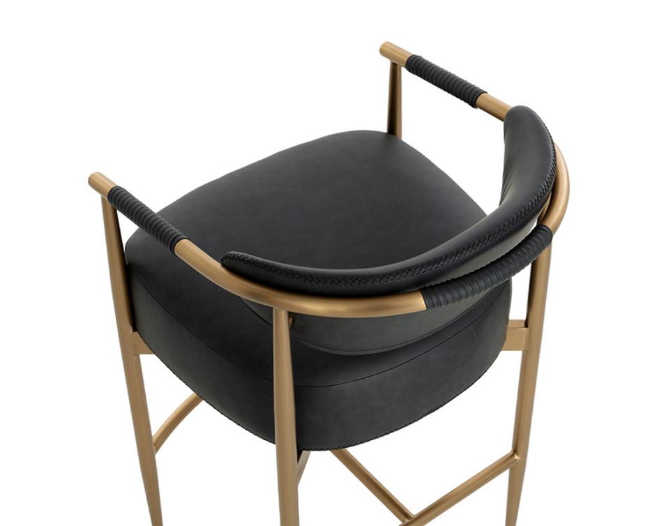HELOISE BARSTOOL - BRAVO BLACK by Sunpan