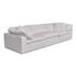 Clay Modular Sofa Cream Cream White by Moes Home