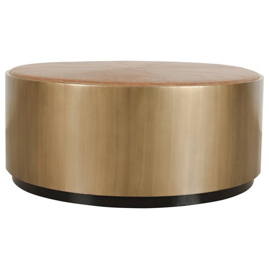 Evan 40" Round Coffee Table w/Casters by Classic Home