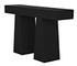 Wendell Industrial Steel Console in Matte Black by Noir Furniture