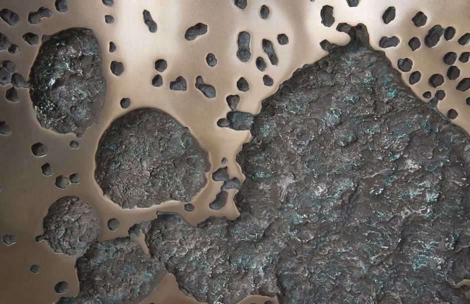 Splotch Wall Art, Square, Bronze Finish by PHILLIPS COLLECTION