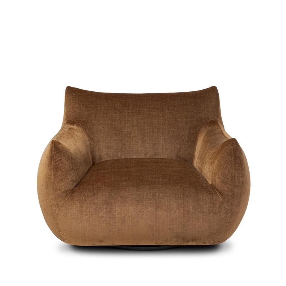 Margot Swivel Chair - Altair Sienna by Four Hands