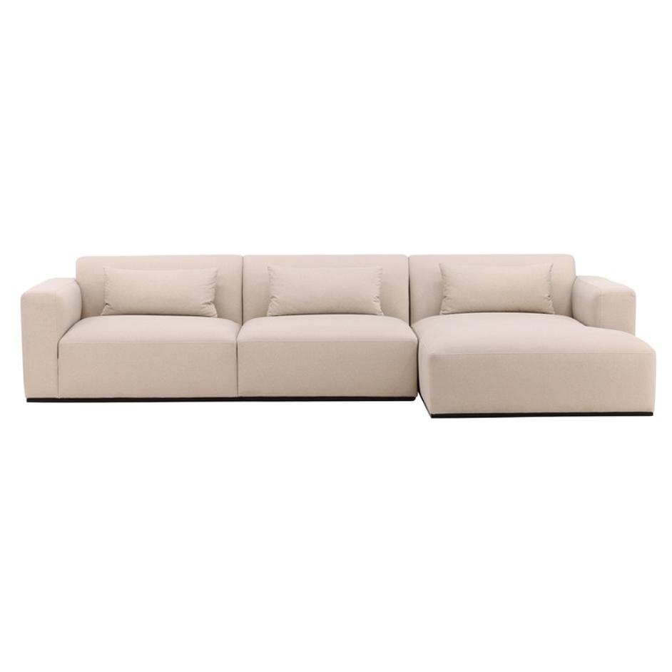 Aveline Chaise Sectional by Curated Collections