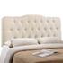 Elsa Full Upholstered Fabric Headboard In Ivory by Modway Furniture