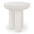 Rocca Side Table Cream by Moes Home