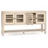 Tenno Reclaimed Wood 4Dr Cabinet White Washed by Classic Home