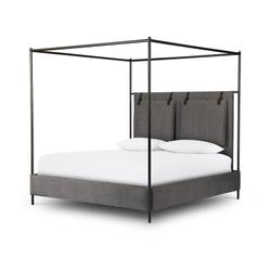 Leigh Canopy Queen Bed - San Remo Ash by Four Hands