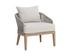 CAPRI LOUNGE CHAIR - DRIFT BROWN - PALAZZO CREAM by Sunpan