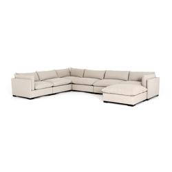 Westwood 6-Pc Sectional W/ Ottoman-Bm by FOUR HANDS