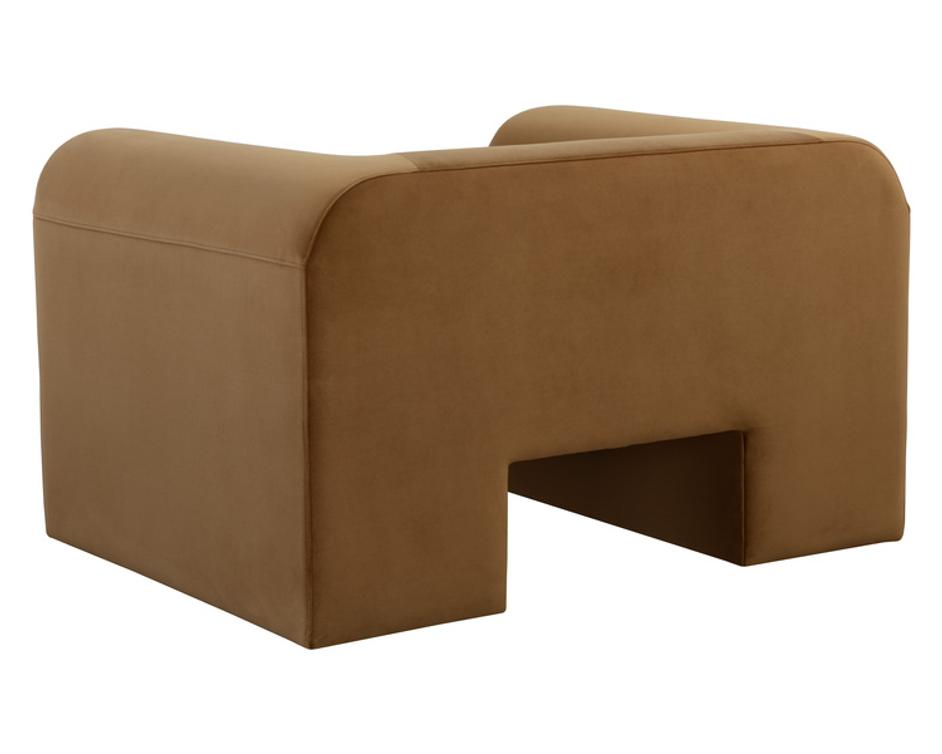 IONIC ARMCHAIR - MEG GOLD by Sunpan