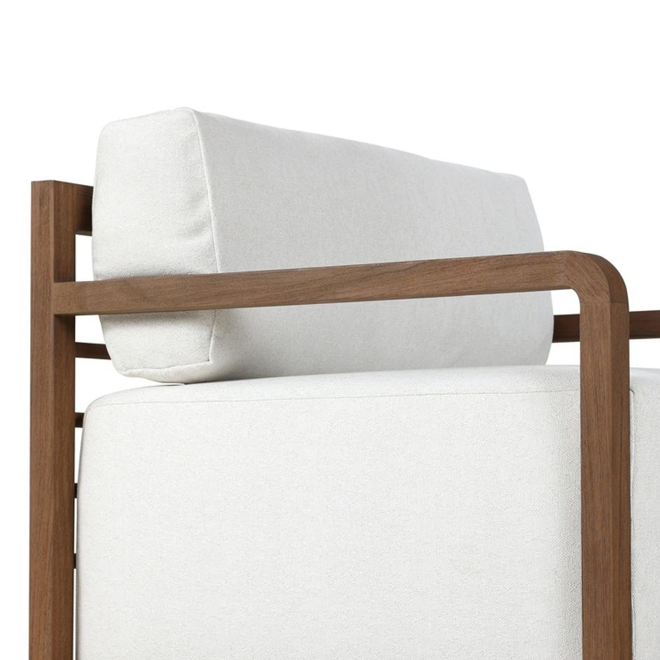 Stroud Outdoor Swivel Chair - Alessi Linen by Four Hands