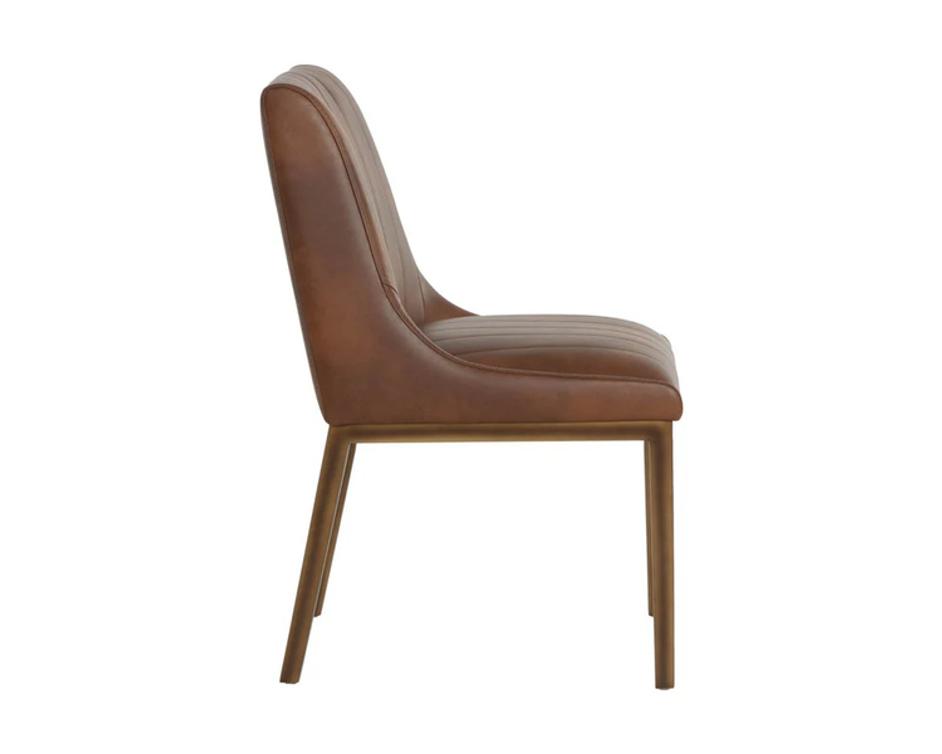 HALDEN DINING CHAIR - BRAVO COGNAC by Sunpan
