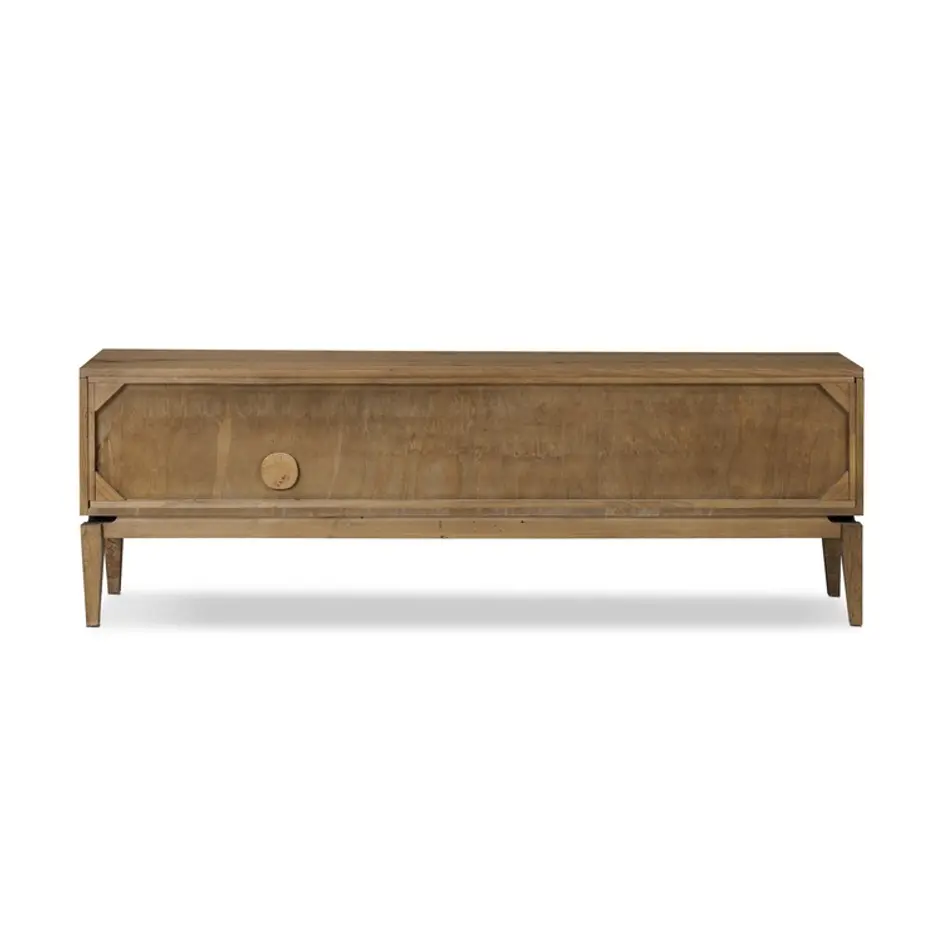 Bergstrom Media Console - Warm Natural Oak Veneer by Four Hands