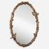 Paza Oval Vine Gold Mirror by Uttermost