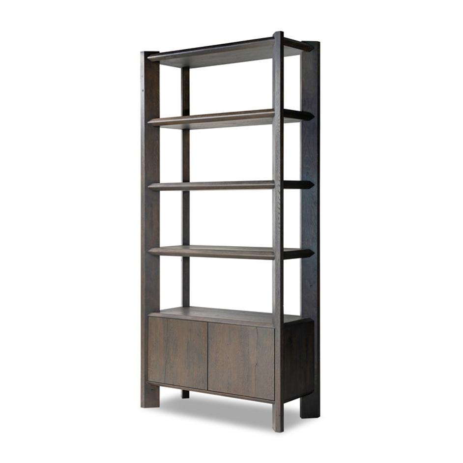 Orwin Bookshelf in Smoked Black Oak by FOUR HANDS
