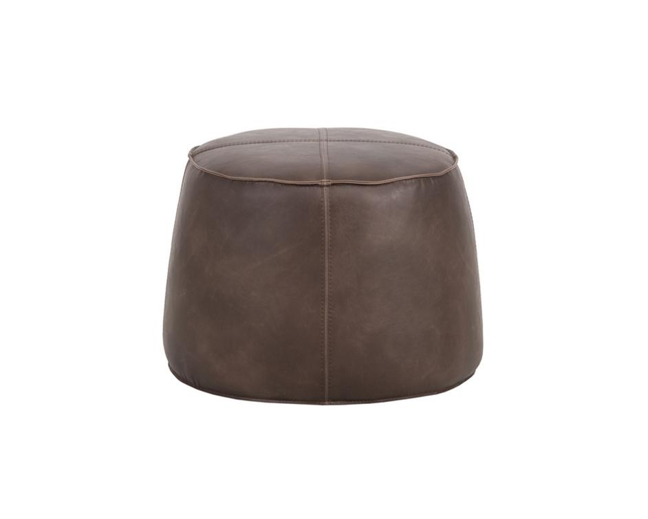 Mitchell Ottoman - Havana Dark Brown by Sunpan