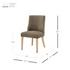 New Paris KD Fabric Dining Side Chair, Pasadena Taupe by New Pacific Direct