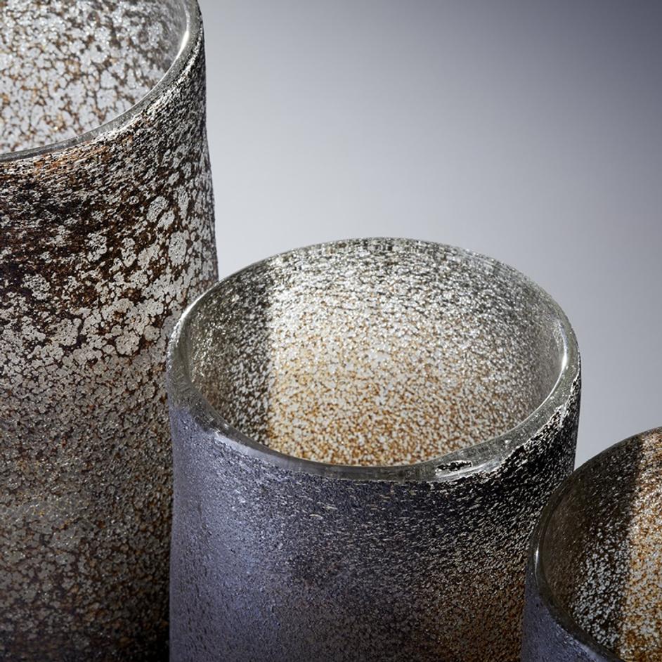 Medium Cordelia Vase in Brown by Cyan Design