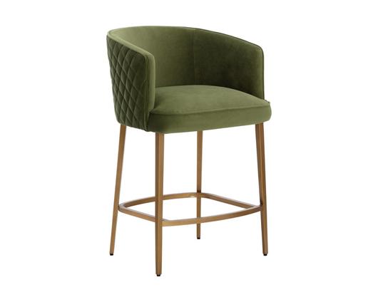 CORNELLA COUNTER STOOL - MEG OLIVE by Sunpan