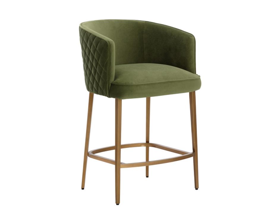 CORNELLA COUNTER STOOL - MEG OLIVE by Sunpan