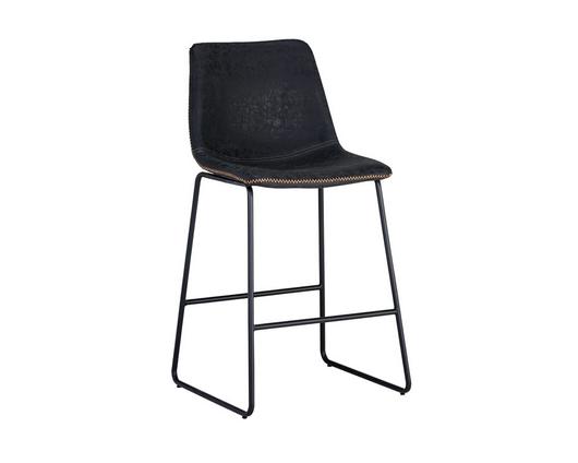 Cal Counter Stool - Antique Black by Sunpan