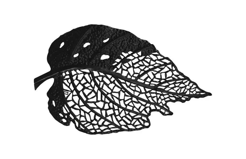 Birch Leaf Wall Art, Silver, Medium by PHILLIPS COLLECTION