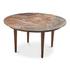 Lark Coffee Table Orange Fantasy Marble by Moes Home
