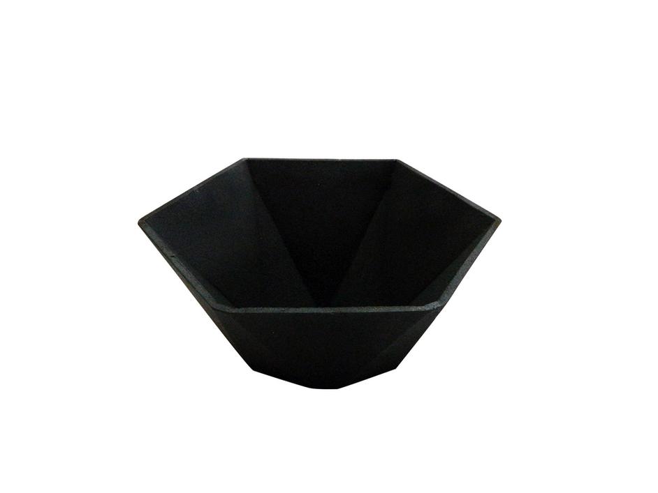 Aluminum Bowl Large Black Finish by BIDK Home