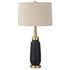 Spyglass Black Wood Grain Table Lamp by Uttermost