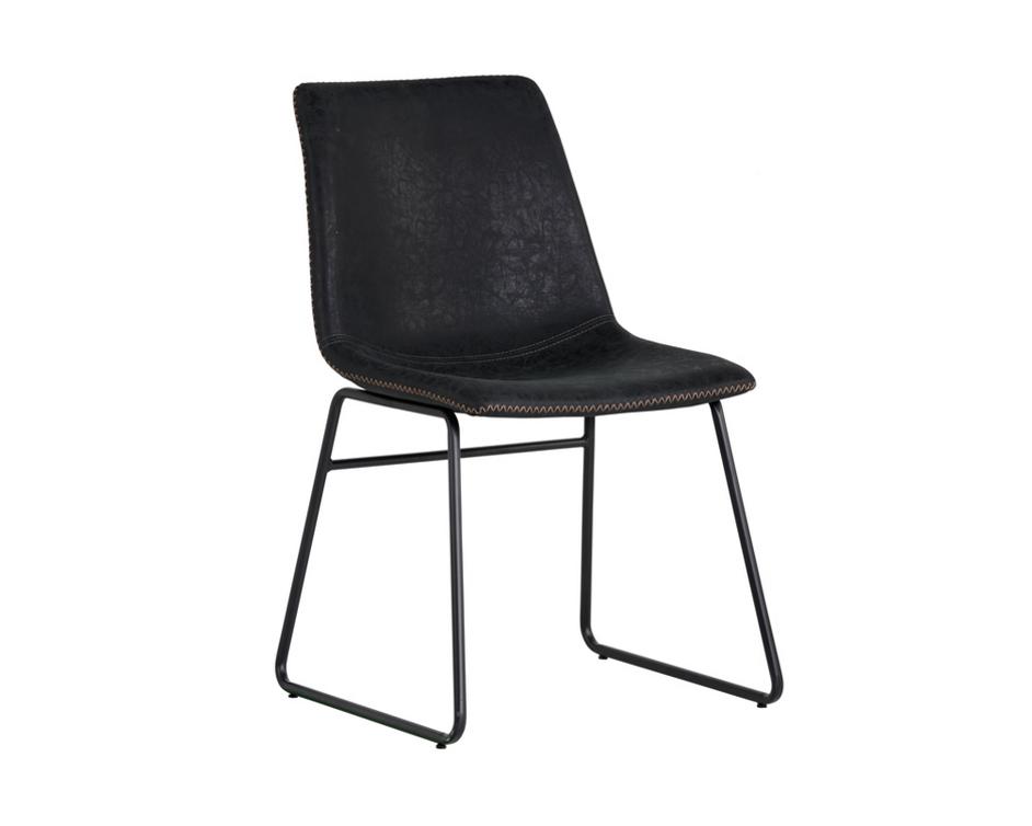 Cal Dining Chair - Antique Black by Sunpan