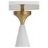 Solid Snow Table Lamp in White by Cyan Design