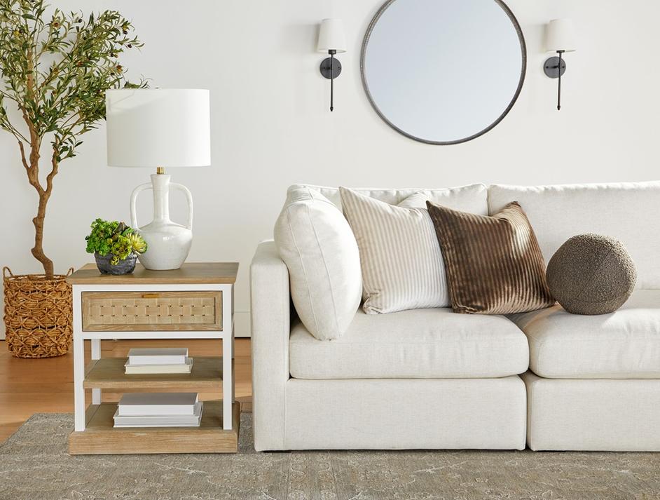 Weave 1-Drawer Side Table by Essentials For Living