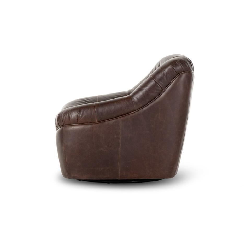 Farley Swivel Chair - Conroe Cigar by Four Hands