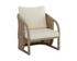 PALERMO LOUNGE CHAIR - DRIFT BROWN - STINSON CREAM by Sunpan